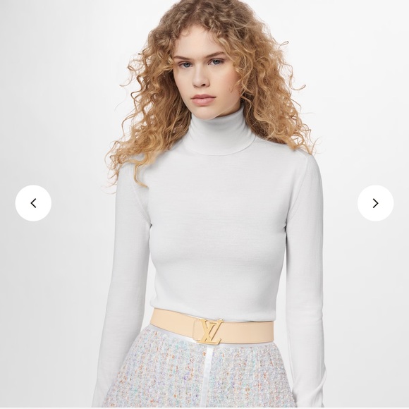 LOUIS VUITTON Damier Azur - Initiales 40mm Reversible Belt - Unisex - NWT - Picture 9 of 13